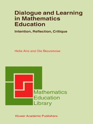 cover image of Dialogue and Learning in Mathematics Education